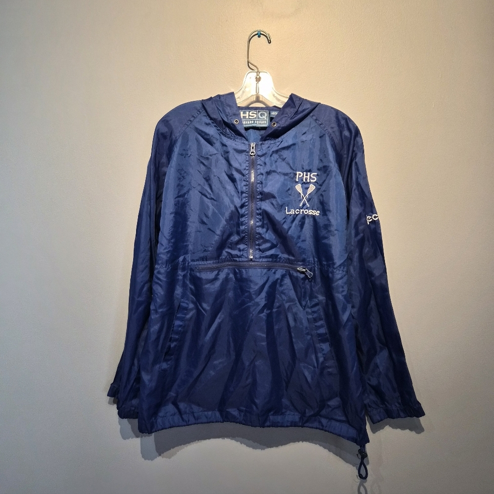 Vintage HSQ Lacrosse Royal Blue Windbreaker | Size Medium